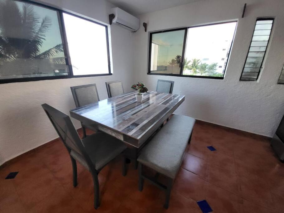 2 Rooms Apartment With Private Beach In Puerto Juarez Cancún Eksteriør bilde